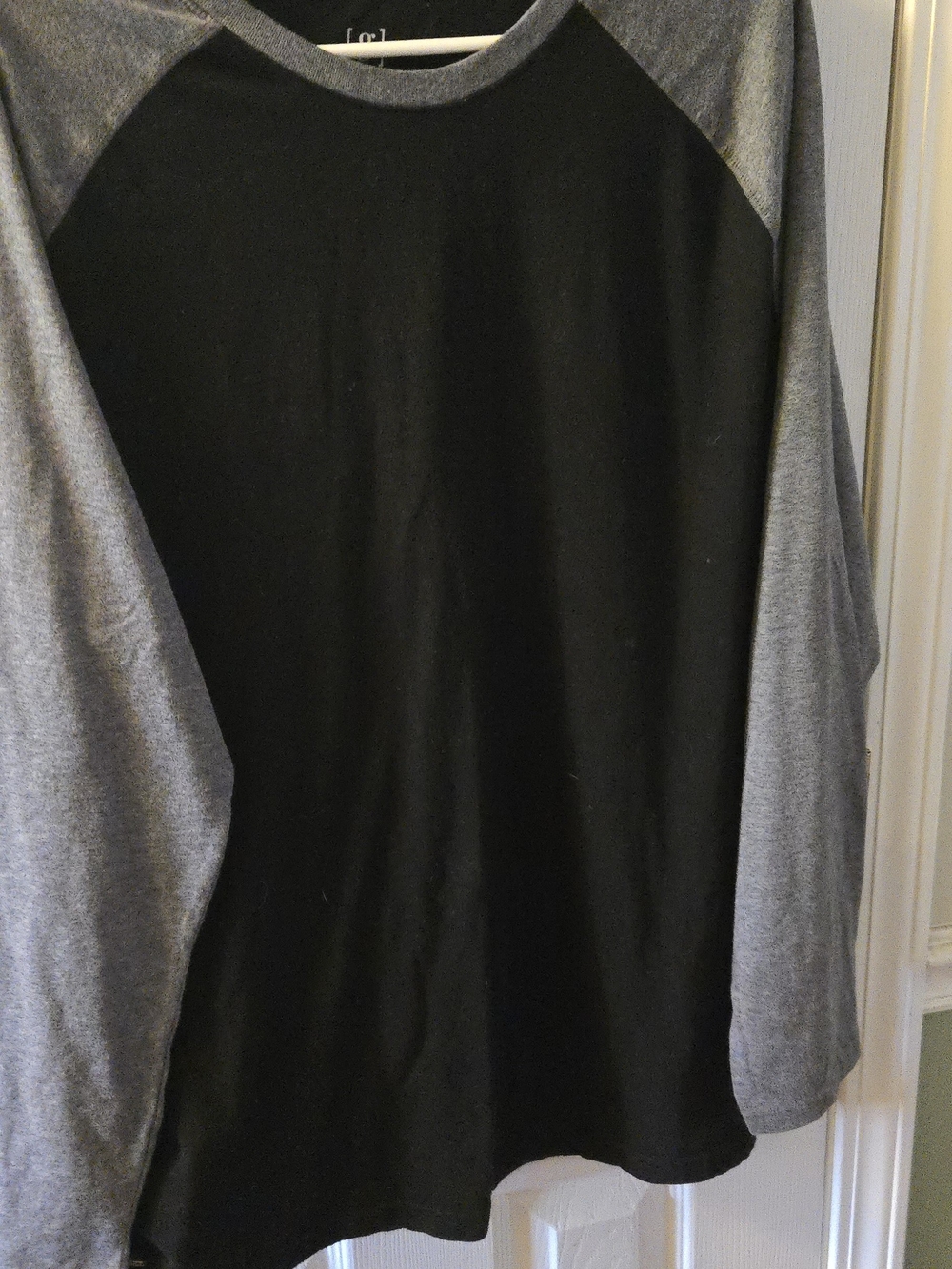 George Black Tee with Gray Trim
